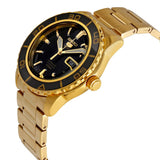 SEIKO 5 SNZH60K1P BLACK DIAL GOLD STAINLESS STEEL MEN WATCH