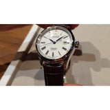 SEIKO PRESAGE SPB095J1P WHITE DIAL BROWN LEATHER MEN'S WATCH