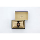 Seiko Presage Chronograph Black Leather Strap Men Watch SPB329J1
