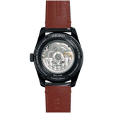 Seiko Presage Red Dial Black Leather Strap Men Watch SPB331J1