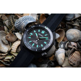Seiko Black Silicon Strap Men Watch SPB335J1