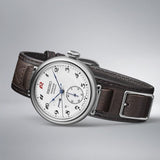 Seiko Presage Automatic White Dial Leather Strap Men Watch SPB359J1