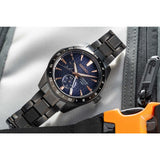 Seiko Black Stainless Steel Men Watch SPB361J1