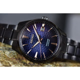 Seiko Blue Dial And Black Stainless Steel Strap Men Watch SPB363J1