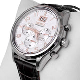 SEIKO GENERAL NEO CLASSIC SPC087P1 CHRONOGRAPH MEN'S BROWN LEATHER STRAP WATCH