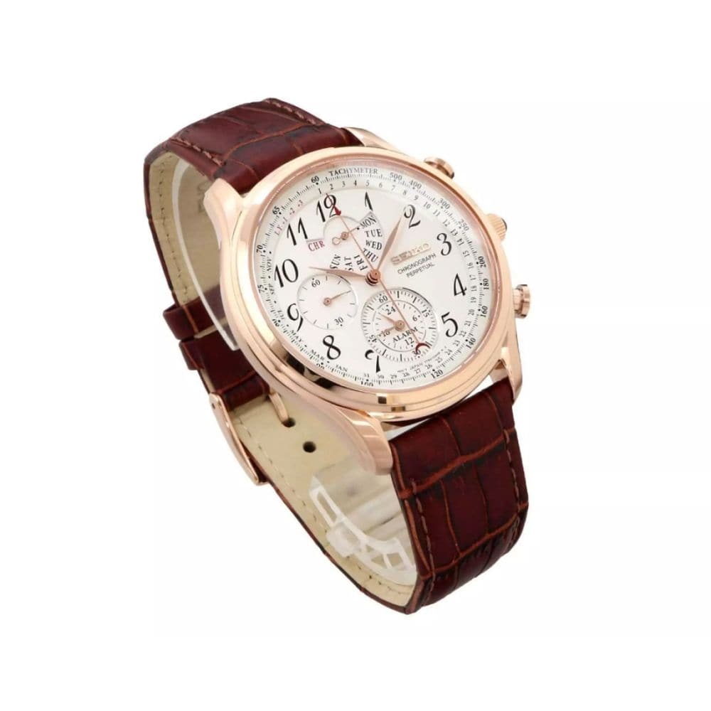 SEIKO GENERAL SPC256P1 PERPETUAL CALENDAR MEN'S WATCH - H2 Hub Watches