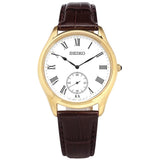 SEIKO SRK050P1 BROWN LEATHER MEN'S WATCH