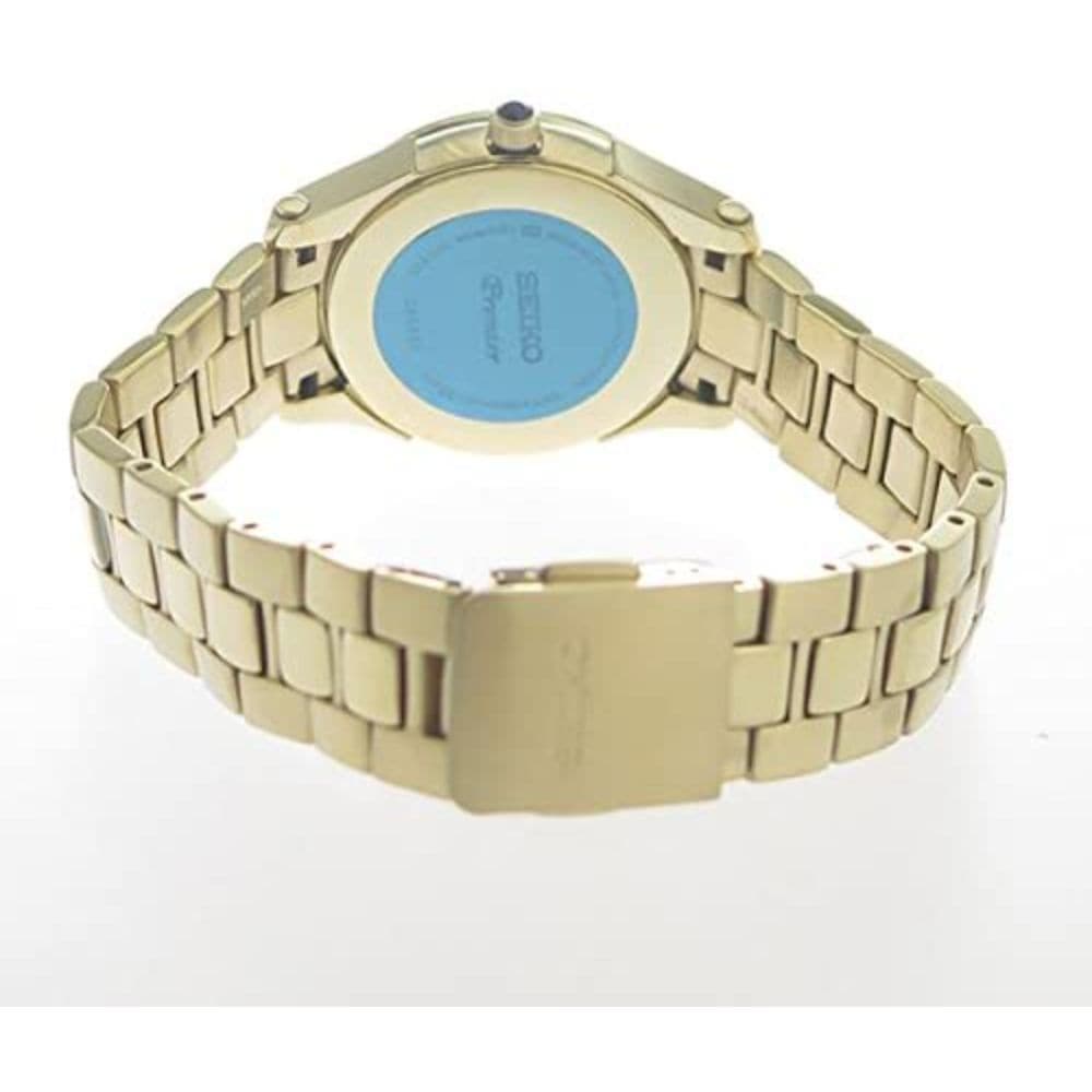 SEIKO PREMIER SRKZ74P1 ANALOG STAINLESS STEEL WOMEN'S GOLD WATCH - H2 Hub Watches
