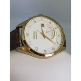 SEIKO KINETIC SRN052P1P BROWN LEATHER MEN'S WATCH