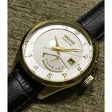SEIKO KINETIC SRN052P1P BROWN LEATHER MEN'S WATCH