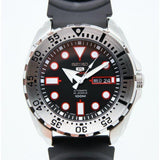 SEIKO 5 SPORTS SRP601J1P BLACK RUBBER STRAP MEN'S WATCH