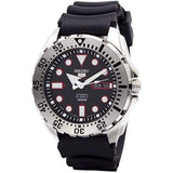 SEIKO 5 SPORTS SRP601J1P BLACK RUBBER STRAP MEN'S WATCH