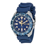 SEIKO 5 SRP605K2P DIVER AUTOMATIC MEN'S BLUE RUBBER STRAP WATCH