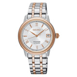 Seiko Presage SRP856J1 White Dial Stainless Steel Ladies Watch