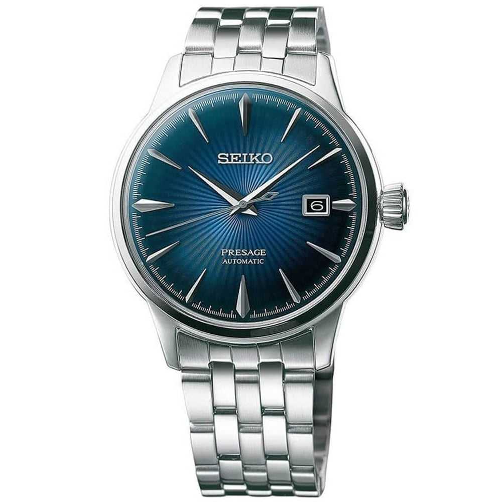 SEIKO PRESAGE SRPB41J1 AUTOMATIC STAINLESS STEEL MEN'S SILVER WATCH - H2 Hub Watches