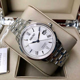 SEIKO PRESAGE SRPC05J1 AUTOMATIC STAINLESS STEEL MEN'S SILVER WATCH - H2 Hub Watches