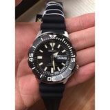 SEIKO DIVER'S SRPD27J1P BLACK SILICON STRAP MEN'S WATCH