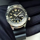 SEIKO DIVER'S SRPD27J1P BLACK SILICON STRAP MEN'S WATCH