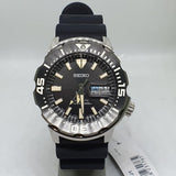SEIKO DIVER'S SRPD27J1P BLACK SILICON STRAP MEN'S WATCH