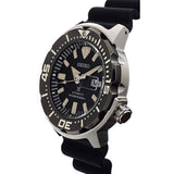 SEIKO DIVER'S SRPD27J1P BLACK SILICON STRAP MEN'S WATCH