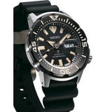 SEIKO DIVER'S SRPD27J1P BLACK SILICON STRAP MEN'S WATCH
