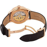 SEIKO PRESAGE SRPD42J1P BROWN LEATHER MEN'S WATCH
