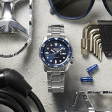 Seiko 5 SRPD51K1 Blue Dial Stainless Steel Men's Watch