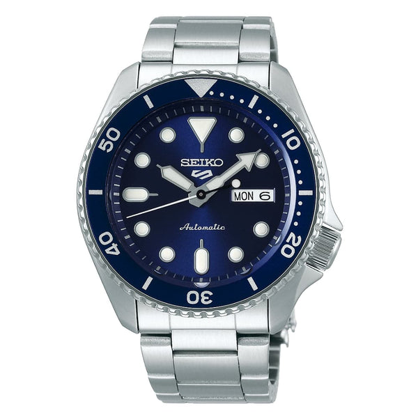 Seiko 5 SRPD51K1 Blue Dial Stainless Steel Men's Watch