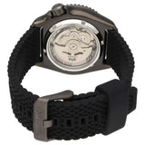 Seiko 5 SRPD65K2 Black Silicone Strap Men's Watch