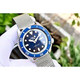 Seiko 5 Sports SKX Suits Style Blue Dial Milanese Strap Men Watch SRPD71K1P