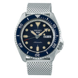 Seiko 5 Sports SKX Suits Style Blue Dial Milanese Strap Men Watch SRPD71K1P