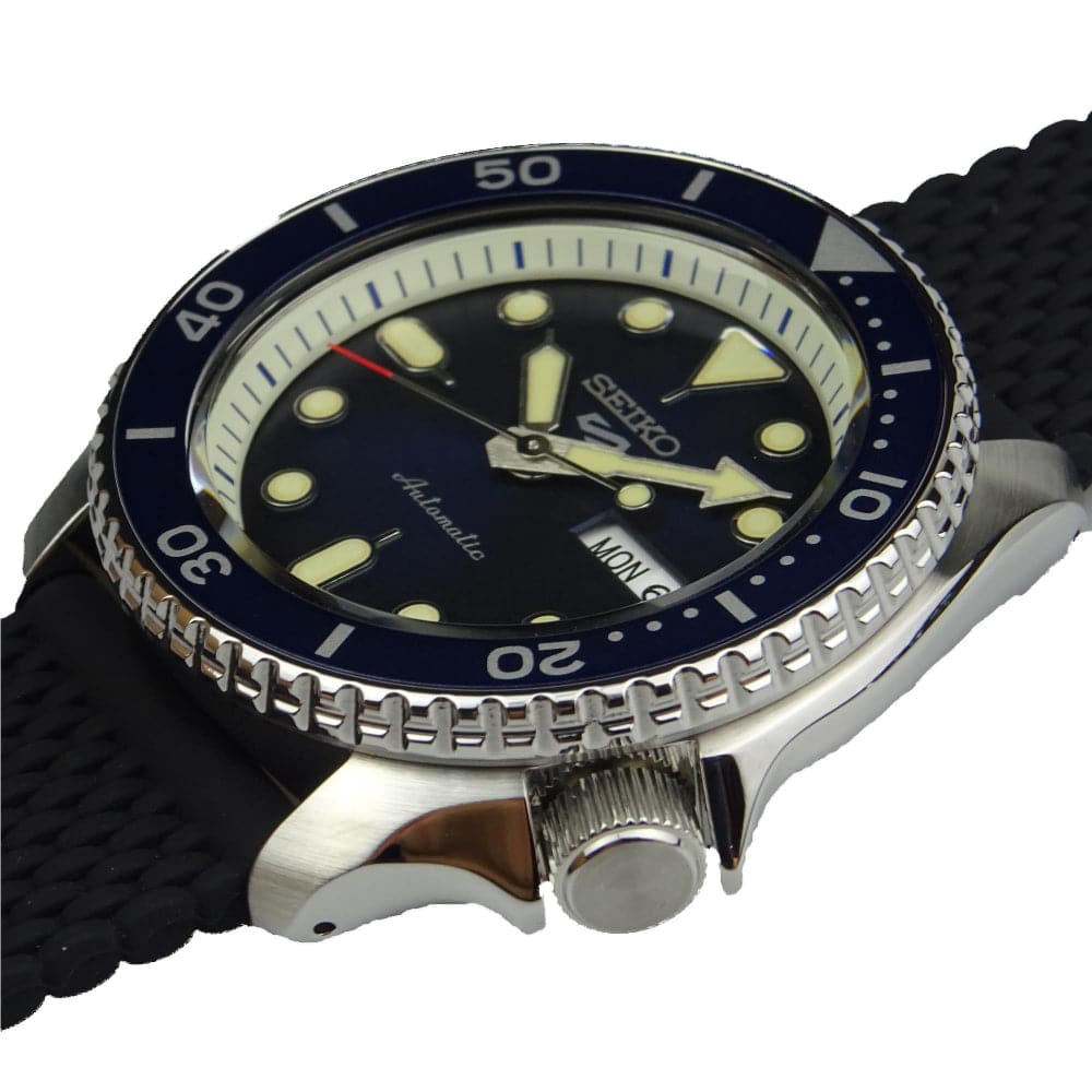 SEIKO 5 SPORTS SRPD71K2 AUTOMATIC SILICONE MEN'S WATCH - H2 Hub Watches