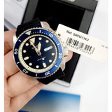 Seiko 5 Sports SKX Suits Style Blue Silicone Strap Men Watch SRPD71K2P