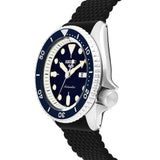 Seiko 5 Sports SKX Suits Style Blue Silicone Strap Men Watch SRPD71K2P