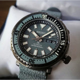 SEIKO DIVER'S SRPE31J1P GRAY SILICON STRAP MEN'S WATCH