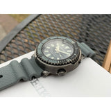 SEIKO DIVER'S SRPE31J1P GRAY SILICON STRAP MEN'S WATCH