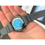 SEIKO DIVER'S SRPE31J1P GRAY SILICON STRAP MEN'S WATCH