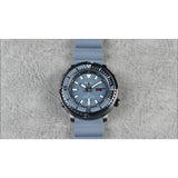 SEIKO DIVER'S SRPE31J1P GRAY SILICON STRAP MEN'S WATCH