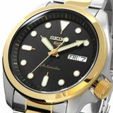 Seiko 5 Sports Two-Tone Stainless Steel Strap Men's Watch SRPE60K1