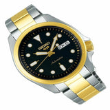 Seiko 5 Sports Two-Tone Stainless Steel Strap Men's Watch SRPE60K1
