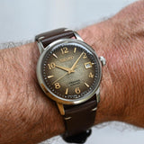SEIKO PRESAGE SRPF43J1 BROWN LEATHER MEN'S WATCH