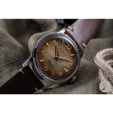 SEIKO PRESAGE SRPF43J1 BROWN LEATHER MEN'S WATCH