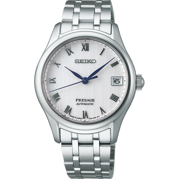 SEIKO PRESAGE SRPF49J1 AUTOMATIC JAPANESE GARDEN SATINLESS STEEL WOMEN'S WATCH