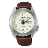 SEIKO 5 SPORTS SRPF93K1 BROWN LEATHER MEN'S WATCH