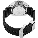 SEIKO PADI SRPG21J1P BLACK DIAL BLACK SILICONE STRAP MEN WATCH