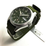 Seiko 5 Sports Green Nylon Strap Men's Watch SRPG33K1