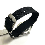 Seiko 5 Sports Black Nylon Strap Men's Watch SRPG37K1