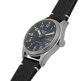 Seiko 5 Sports Black Leather Strap Men's Watch SRPG39K1