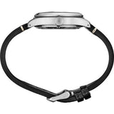 Seiko 5 Sports Black Leather Strap Men's Watch SRPG39K1