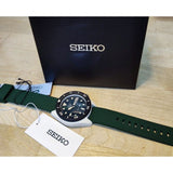 Seiko 5 Green Dial And Silicone Strap Men Watch SRPG73K1